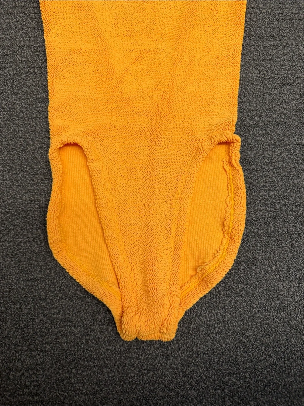 Hunza G One Piece Swimsuit in Orange - Picture 2 of 11
